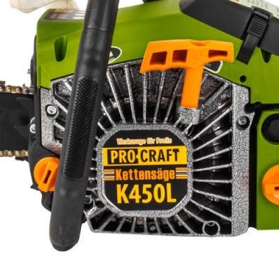 Бензопила Procraft K450L + Масло Procraft для цепи 1 л + Масло Procraft моторное 2-тактное 1 л
