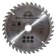 Диск пильный Vitals по дереву 180x22.2/20, ATB 36