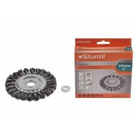 Щетка торцевая 125мм для УШМ, пучки стальной проволоки 5240702