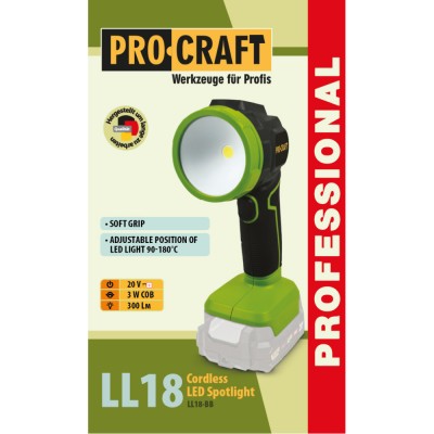 Светодиодный прожектор для аккумулятора Procraft LL18
