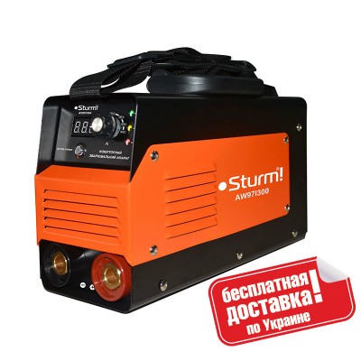 Зварювальний інвертор (300А, кнопка, Extra Power) Sturm AW97I300