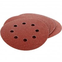 Круг шлифовальный (5 шт; 125 мм; 8 отверстий; P100; липучка) Sturm 9010-H125-100