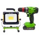 Шуруповерт Procraft PA18DFR + Аккумуляторный фонарь Procraft LP20