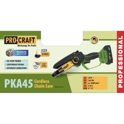 Аккумуляторная мини пила Procraft PKA45 (2 акб) Кейс