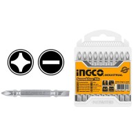 Біти S2 двосторонні PH2+SL6×65 мм, 10 шт. INGCO