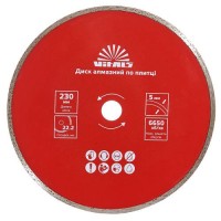 Диск алмазный Vitals по плитке 230х22.2х5 мм