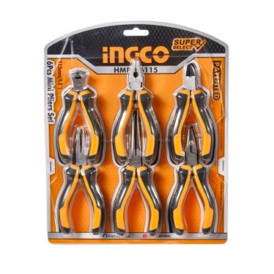 Набір шарнірно-губцевого інструменту міні 6 предметів Super Select INGCO