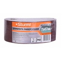 Шліфувальна стрічка, Шліфстрічка (75х457мм, Р60, 10шт) Sturm 9010-B75x457-060
