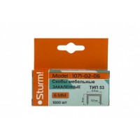 Скобы для степлера 6мм, тип 53 Sturm 1071-02-06