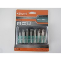 Шарошки с алмазным напылением, 20 шт (Ø3ммX45мм) Sturm 9030-02-S1