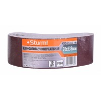 Шліфувальна стрічка, Шліфстрічка (76х533мм, Р100, 10шт) Sturm 9010-B76x533-100