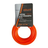 Леска для триммера, круг (2.7 мм 15 м) Sturm GT3535-2.7-0