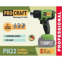 Аккумуляторный фен промышленный Procraft PH22 (без акб и зп)