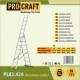 Сходи алюмінієві універсальні Procraft PLA3.424