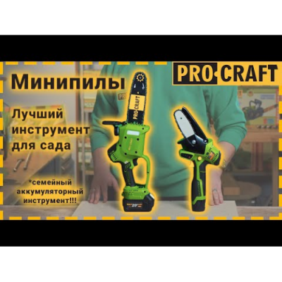 Шуруповерт Procraft PA20bl(1 акб) + Акум пила PKA20 + Battery20/4 + олива 200 мл