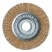 Щетка дисковая Vitals гофрированная латунированная 125×22,2 м, 0,3 мм