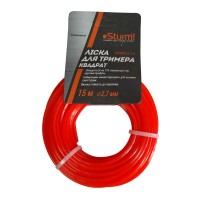 Леска для триммера, квадрат (2.7 мм 15 м) Sturm GT3535-2.7-4