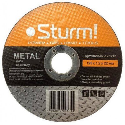 Круг отрезной по металлу Sturm 9020-07-230x25, 230x2.5x22