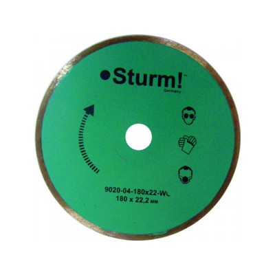 Діамантовий диск безперервний. Sturm d=115 мм 9020-04-115x22-WC