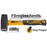 Кувалда з фібергласовим руків’ям 2 кг INGCO