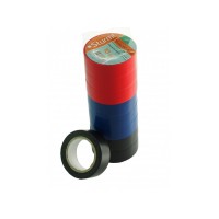 Изолента Энергомаш 7010-01-S10, 19 ммх10м, 10 шт., разноцветный