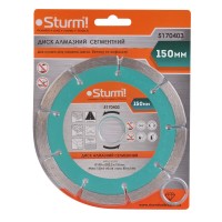 Диск алмазный сегментный (150x22мм) Sturm 5170403