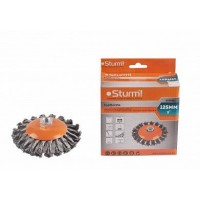 Щетка конусная  115мм для УШМ, витая стальная проволока 5240301