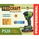 Аккумуляторный винтоверт Procraft PS20 (с 1 акб)