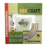 Пильный диск Procraft B185.40 40T (по дереву)