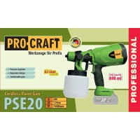 Аккумуляторный краскопульт Procraft PSE20(без акб и зп)