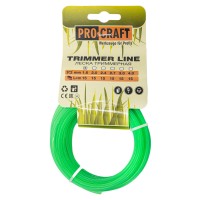 Леска для триммера Procraft квадрат 15 м 1.6 мм