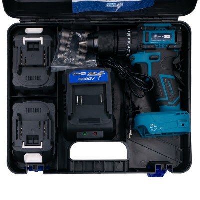 Аккумуляторный шуруповерт PROFI-TEC PCD5220 POWERLine (2×PT2020MP (2.0 Ач), зарядное устройство)