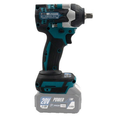 Аккумуляторный гайковерт PROFI-TEC DTW500BL POWERLine (1×PT2040MP (4.0 Ач), зарядное устройство)