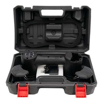 Аккумуляторная вакуумная присоска PROFI-TEC HoldPro 200 (2×12 В / 1.5 Ач, зарядное устройство)