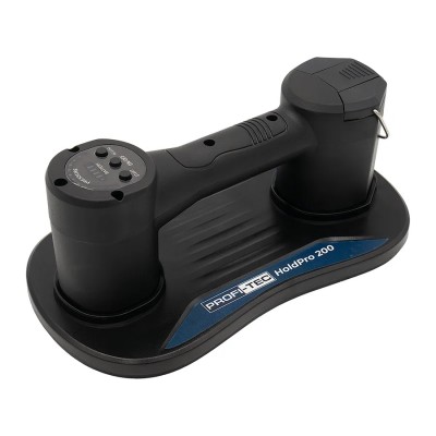 Аккумуляторная вакуумная присоска PROFI-TEC HoldPro 200 (2×12 В / 1.5 Ач, зарядное устройство)