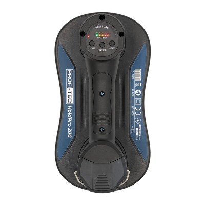 Аккумуляторная вакуумная присоска PROFI-TEC HoldPro 200 (2×12 В / 1.5 Ач, зарядное устройство)