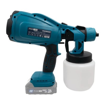 Аккумуляторный краскопульт PROFI-TEC PSG80020 POWERLine (2×PT2020MP (2.0 Aг), зарядное устройство)