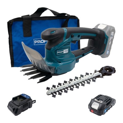 Аккумуляторные ножницы-кусторез PROFI-TEC PHT1110 POWERLine (1×PT2020MP (2.0 Aч), зарядное устройство)