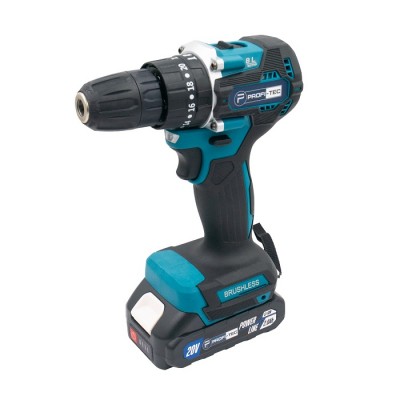 Аккумуляторный шуруповерт PROFI-TEC PCD4020BL POWERLine (2×PT2020MP (2.0 Ач), зарядное устройство)