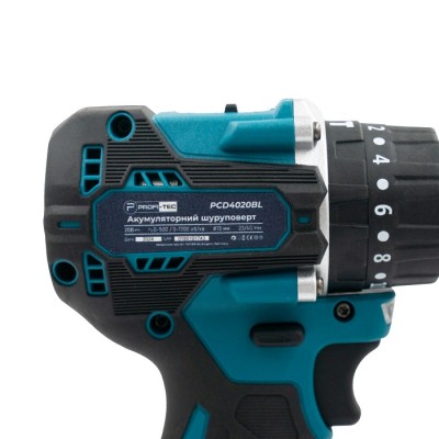 Аккумуляторный шуруповерт PROFI-TEC PCD4020BL POWERLine (2×PT2020MP (2.0 Ач), зарядное устройство)