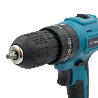 Аккумуляторный шуруповерт PROFI-TEC PCD3520BL POWERLine (2×PT2020MP (2.0 Ач), зарядное устройство)