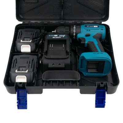 Аккумуляторный шуруповерт PROFI-TEC PCD3520BL POWERLine (2×PT2020MP (2.0 Ач), зарядное устройство)