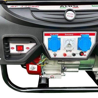 Генератор бензиновый ALDO AP-3300G (3.3 кВт, ручной стартер)