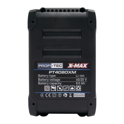 Аккумуляторная батарея PROFI-TEC PT4080XM X-MAX для PCWM16040 (40 В | 20 В, 8.0 Ач)