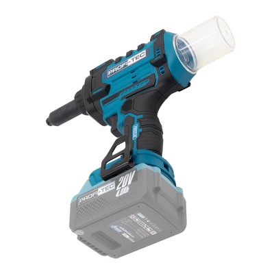Аккумуляторный заклепочный пистолет PROFI-TEC PRG1020 POWERLine (1×PT2040MP (4.0 Ач), зарядное устройство)