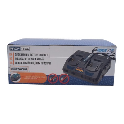 Двухпортовое зарядное устройство PROFI-TEC QBCD20/4 dual quick