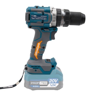 Аккумуляторная дрель-шуруповерт PROFI-TEC PPCD16020 UltraCore (2×PT2040VX (4.0 Ач), зарядное устройство)