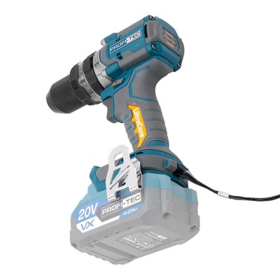 Аккумуляторная дрель-шуруповерт PROFI-TEC PPCD16020 UltraCore (2×PT2040VX (4.0 Ач), зарядное устройство)