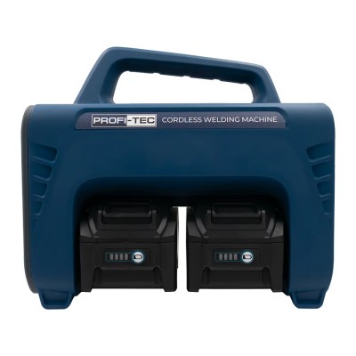 Аккумуляторный сварочный аппарат PROFI-TEC PCWM16040 X-MAX Power (2×PT4080XM (8.0 Aч), зарядное устройство)