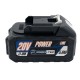 Аккумуляторная батарея PROFI-TEC PT2050DG POWERLine (20 В / 5.0 Ач, высокотоковая, с индикатором)